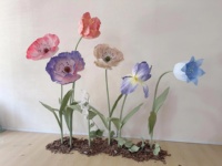 Handgemaakte Gigantische Grote Kunstbloemen Voor Halloween Senior Bloemenontwerp Voor Evenement Verjaardagsfeest Bruiloft Decoratie