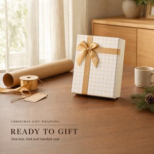Scatola Regalo <span class=keywords><strong>a</strong></span> Scacchi in Cartone Riciclabile con Fiocco in Nastro di Raso e Rivestimento UV <span class=keywords><strong>per</strong></span> Confezioni Regalo Natalizie - Product Image 2