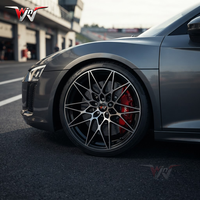 Rines de Aleación Cromados para Autos de Pasajeros, 437m 5x120 para BMW de 18 Pulgadas, 5x112 para Mercedes de 19 Pulgadas, Audi B9 S5