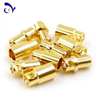 Connecteur mâle/femelle RF de haute qualité 8,0 mm en cuivre doré pour moteur ESC GC8010 pour voiture RC