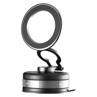 Support de téléphone portable universel à adsorption par aspiration à rotation 360 degrés, pliable, magnétique, pour bureau et voiture
