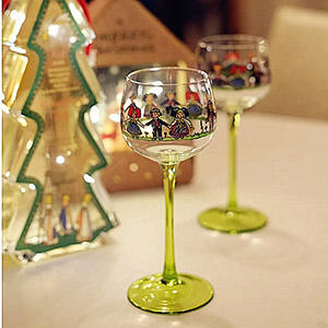 Verre à vin rouge Lily <span class=keywords><strong>Alsace</strong></span>, petit et haut, pour cocktail, design moderne et créatif, réutilisable, transparent, gobelet de voyage - Product Image 1