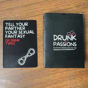 <span class=keywords><strong>Juego</strong></span> <span class=keywords><strong>de</strong></span> Beber para Parejas Adultas Drunk Passions, <span class=keywords><strong>Cartas</strong></span> <span class=keywords><strong>de</strong></span> Póker para Fiestas con <span class=keywords><strong>Cartas</strong></span> <span class=keywords><strong>de</strong></span> <span class=keywords><strong>Juego</strong></span> <span class=keywords><strong>de</strong></span> Papel - Product Image 2