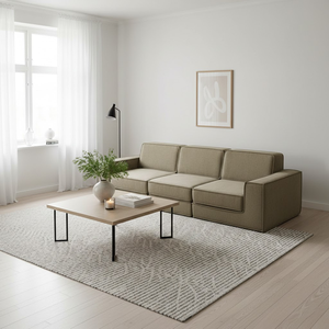 Divano Letto a Tre Posti Morbido e Popolare con Rivestimento in Tessuto per <span class=keywords><strong>Soggiorno</strong></span> <span class=keywords><strong>Moderno</strong></span>, Vendita all'Ingrosso di Fabbrica - Product Image 6