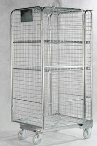 Conteneur de rouleau en acier galvanisé pliable et pliable pour équipement de cargaison et de stockage - Product Image 2