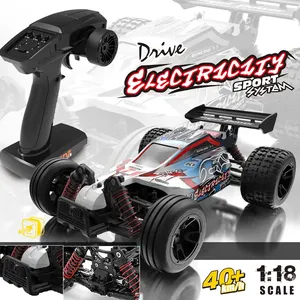 1/18 échelle 40 KM/H haute vitesse RC course Buggy 2.4GHz 4WD RTR amortisseur indépendant Sport dérive camion tout-terrain - Product Image 5