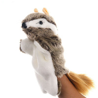 Marionnettes en peluche d'écureuil personnalisées de haute qualité, ensembles de jouets en peluche, jouets en peluche apaisants pour bébés, animaux en peluche pour enfants, Halloween
