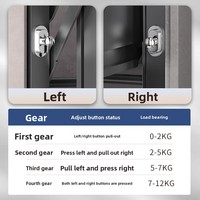 Refrigerador de Design Moderno com Grande Capacidade e Armazenamento Duplo, Armário Superior com Cesto Elevatório para Cozinha