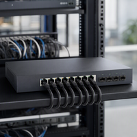 1730S-S8T4S-QA2 Switch Gigabit Ethernet Administrado de 8 Puertos con 4 Uplinks SFP, Capacidad de Conmutación de 336 Gbps y AC Nuevo Original
