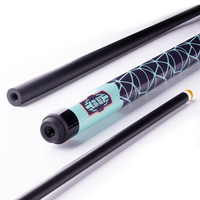 Queue de billard en fibre de carbone à ultra faible flexion, joint radial, pour tournoi, durable, pour snooker et billard, achat en gros