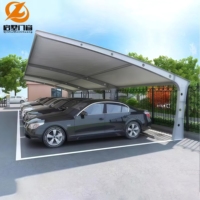 Abri de voiture moderne en alliage d'aluminium à assembler soi-même, avec toit en polycarbonate, imperméable, résistant aux UV, portable, pour extérieur