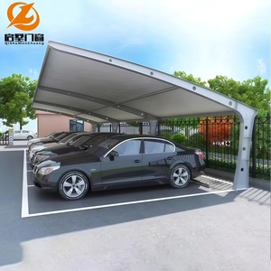 Cochera Portátil Moderna de Aluminio para Auto, con Techo de Policarbonato, Resistente al Agua y a los Rayos UV, para Exteriores - Product Image 2