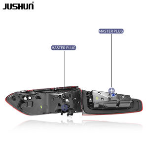 مجموعة إضاءة ذيل JUSHUN لمرسيدس بنز 20-23 جهاز مسح ضوئي جديد معدل مصباح قيادة LED LED LED عدسة حمراء 12V مستعملة - Product Image 4