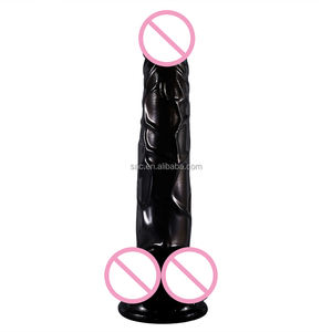 SacKnove 13,5 Zoll Extra große weibliche Klitoris Schwarz Klar Schub <span class=keywords><strong>Super</strong></span> Big Realistic Penis Riesiger <span class=keywords><strong>Dildo</strong></span> für Sexspielzeug - Product Image 6