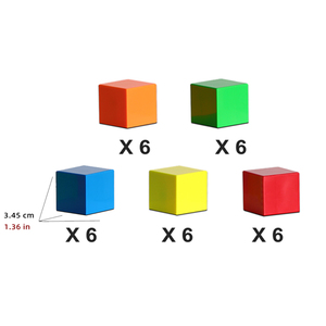 QS Thiết Kế Mới Trẻ Em Giáo Dục Sáng Tạo Đồ Chơi 30 Miếng Đầy Màu Sắc Lớn Kích Thước Lớn Tự Làm Xây Dựng Khối Gạch 3D Cube Set Đồ Chơi Cho Bán - Product Image 4