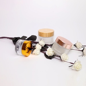 Prix d'usine – Pots en verre vides 5G 10G 20G 30G 50G 100G – Bouteilles et pots cosmétiques en verre dépoli transparent avec couvercles pour crème visage - Product Image 4