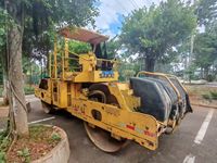 Rouleau compresseur à double tambour HAMM HD128 d'occasion avec moteur diesel et pompe 55 kW en bon état à vendre