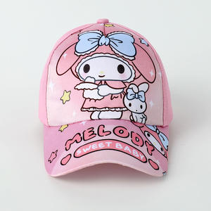 Nueva Gorra de Béisbol de Dibujos Animados para Niños, Gorra de Pico de Pato, Personaje de Anime Kuromi My Melody, Algodón Transpirable, Protección Solar - Product Image 4