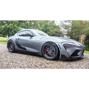 Pare-chocs arrière en Fiber de carbone, 4 pièces, séparation latérale, tablier pour <span class=keywords><strong>Toyota</strong></span> pra A90 <span class=keywords><strong>coupé</strong></span> 2 portes 2019 2020 - Product Image 6