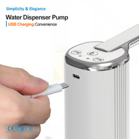 Distributeur d'Eau de Bureau Portable Intelligent Électrique Automatique Mini de 5 Gallons à Chargement par le Bas sur Pied pour Bouteilles