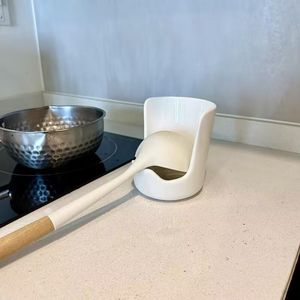 Support de cuillère en plastique à clipser pour ustensiles de cuisine, égouttoir pour rangement d'outils de cuisson - Product Image 3