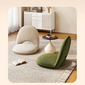 Silla Plegable de Tela de Alta Calidad Estilo Moderno 2026, Silla de Piso con Respaldo - Product Image 5