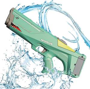 Pistolet à eau électrique Shark à prix réduit pour enfants, <span class=keywords><strong>jouet</strong></span> automatique, pistolet à eau à batterie, Super Soaker, étanche, puissant - Product Image 3
