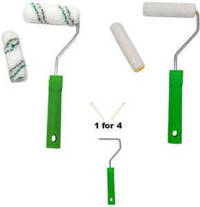 Usine directe 7 pièces 9 pouces <span class=keywords><strong>rouleau</strong></span> brosse ensemble jaune plateau en plastique bricolage <span class=keywords><strong>peinture</strong></span> industrielle OEM fonction de <span class=keywords><strong>nettoyage</strong></span> personnalisable - Product Image 5