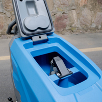 Autolaveuse autoportée K1 avec une capacité de nettoyage de 2000 m²/h, machine de nettoyage de sols industrielle et commerciale, brosse de 18 pouces, réservoir de 55 L/65 L pour supermarché