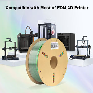 Tiges en plastique flexibles impression 3D 1kg 1.75mm moulure arc-en-ciel en soie haute qualité nouveau haut 330m longueur 1kg poids net - Product Image 5
