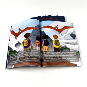 Impression personnalisée en usine de livres pour enfants et de livres de coloriage, <span class=keywords><strong>livre</strong></span> à couverture souple, <span class=keywords><strong>livre</strong></span> de dessin en papier d'art, reliure parfaite, commandes en gros/penduilleuses ou petites commandes - Product Image 3