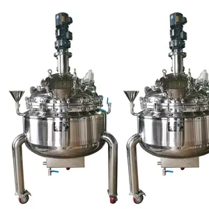 Fornecedor chinês fabrica tanque de mistura de líquidos de sabão em aço inoxidável removível Fornecedores com agitador