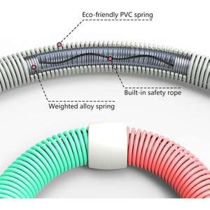 Hula Hoop pour affiner la taille, en matériau PP, outil d'exercice de fitness à domicile pour femmes et hommes - Product Image 6