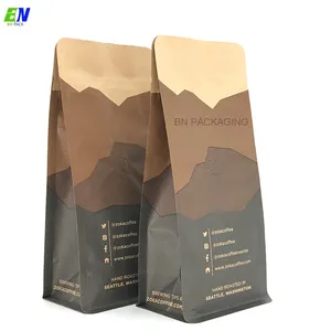 Packaging Bag Paper Box Bottom White Packaging Paper 2kg Wheat Flour Bags With Clear Window And Zip