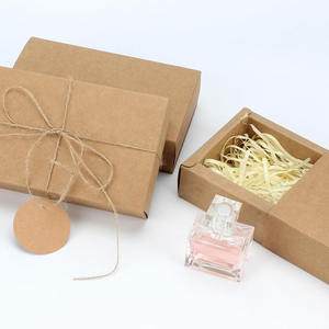 Juego de cajas de cajones de <span class=keywords><strong>papel</strong></span> Kraft marrón, etiquetas en blanco, Mini Cartón, embalaje actual, suministros para fiestas, <span class=keywords><strong>papel</strong></span> triturado, <span class=keywords><strong>comprar</strong></span> cajas de embalaje - Product Image 5