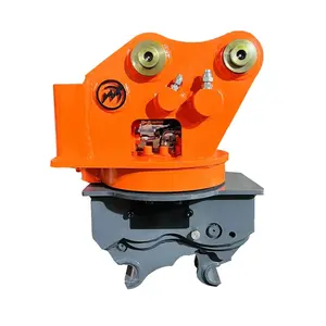 Weixiang Quick Coupler Tilt Rotator Hydraulic Rotating Hitc 1/4Quick Connect Rotary Coupler Adjustable Adapter