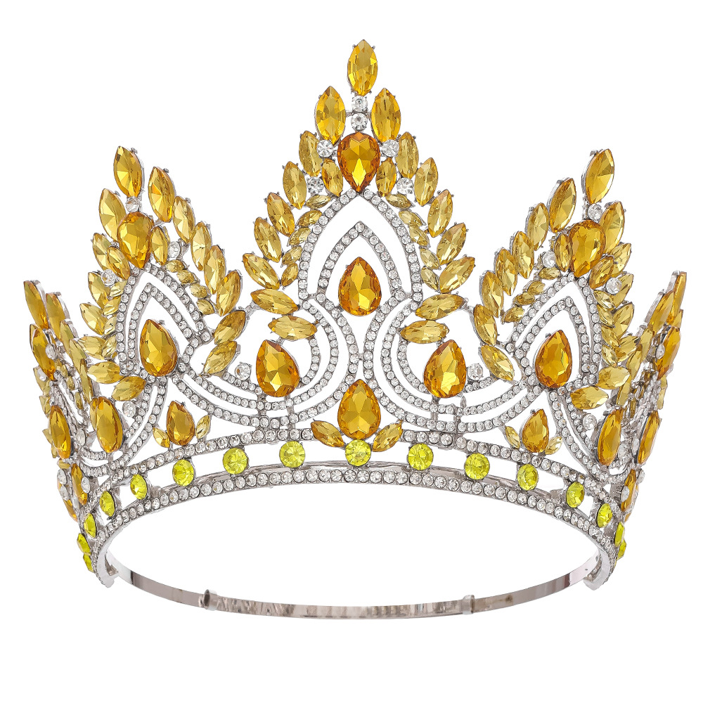 White k+gold crystal