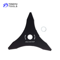 Lame de débroussailleuse en acier à 3 dents, robuste, épaisseur 3 mm, 10 po (255 mm), 12 po, lame de rechange 3T pour débroussailleuse, coupe-herbe, Eater