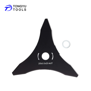 3 दांत स्टील ब्रश कटर ब्लेड भारी शुल्क 3 मिमी मोटाई 10 "255 मिमी 12" प्रतिस्थापन 3 टी घास ब्लेड कटर के लिए 3 टी घास ब्लेड - Product Image 1