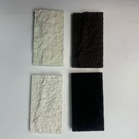 Conception moderne 60*30cm bas prix modèle 3D décoration de la maison coupé à la taille placage Faux polyuréthane PU pierre panneau mural pour la maison