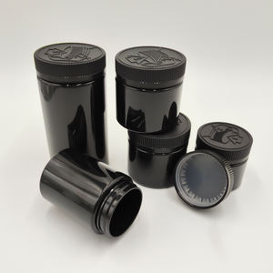 Trẻ Em 150Ml Nhựa Lọ Với Trẻ Em Chống Nắp Rỗng Vít Cap Kín Xi Lanh Hình Dạng Cây Gai Dầu Container Cho Mặt Kem - Product Image 3