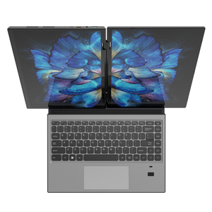 Portátil de Oficina con Pantalla Táctil Dual de 14 Pulgadas, Marca Personalizada al por Mayor, N100, Portátil con 11 Puertos para Monitor, Pantalla Táctil Dual de 14 Pulgadas - Product Image 1