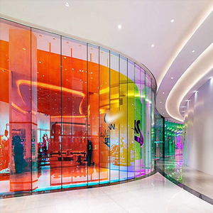 Phổ biến nghệ thuật phân vùng thủy tinh rực rỡ thủy tinh trang trí óng ánh tráng thủy tinh cho cửa ra vào và cửa sổ - Product Image 4