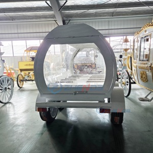 New Product Towable Funeral Carriage <b>Trailer</b> Dual Axle Hearse <b>Trailer</b> for Cemetery Funeral Processions - Product Image 4