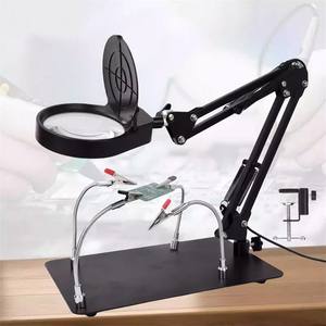 Inspection de réparation de téléphone portable table de soudage lampe circuit imprimé fixation soudage auxiliaire PCB montage loupe - Product Image 2