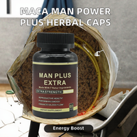 Capsules Maca Plus pour l'amélioration de la puissance masculine, stimulation de l'énergie pour adultes, augmentation de la taille, 60 unités, santé reproductive, performance masculine