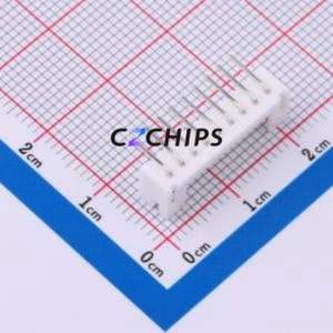 ZX-PH2.0-WZ9P Wire-to-Board Pin Header Bent Lead Through Hole,P=2mm Connector 1x9P 2mm Right Angle Insert PH - Product Image 2
