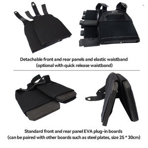 เสื้อเกราะยุทธวิธีแบบปลดเร็ว Molle <span class=keywords><strong>Plate</strong></span> <span class=keywords><strong>Carrier</strong></span> สำหรับกิจกรรมกลางแจ้ง ล่าสัตว์ เกม CS และเพ้นท์บอล - Product Image 3