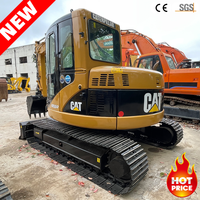 Mini-excavatrice d'occasion Caterpillar 308Cr 95% neuve, 8 tonnes, avec chenilles neuves