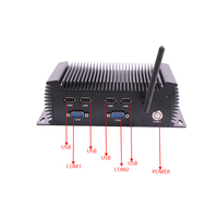 PC Industrial de Alto Rendimiento Intel I5 con 6 COM, 8 USB, Doble LAN, DDR4, DC12V para Monitoreo de Equipos de Manufactura Inteligente y Control IoT